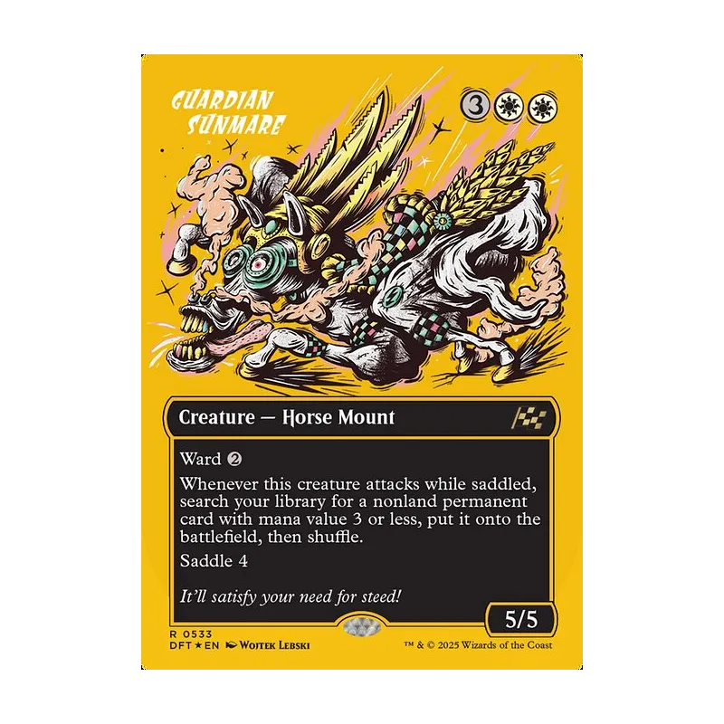 Guardian Sunmare (Borderless) (First-Place Foil) - Aetherdrift (Foil Near Mint)