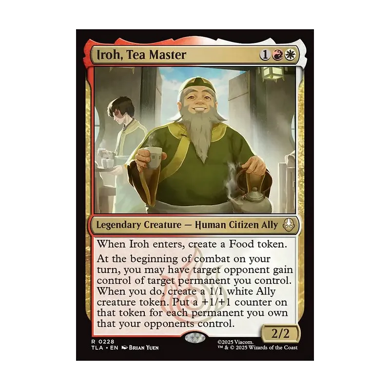 Iroh, Tea Master - Avatar: The Last Airbender (Near Mint)