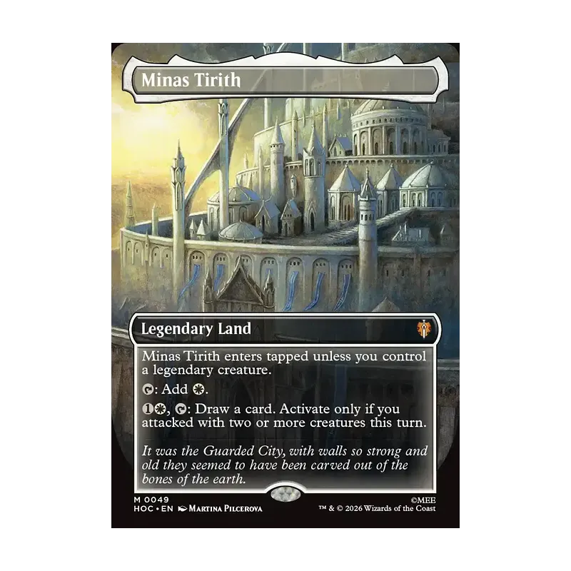 Minas Tirith (Borderless) - The Hobbit Eternal (Near Mint)