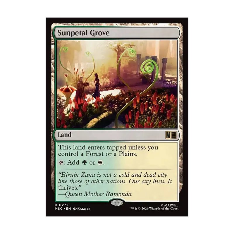 Sunpetal Grove (Surge Foil) - Marvel Super Heroes Commander (Foil Near Mint)