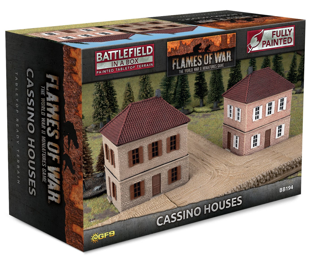Flames of War: Battlefield in a Box - Cassino Houses (Preorder)