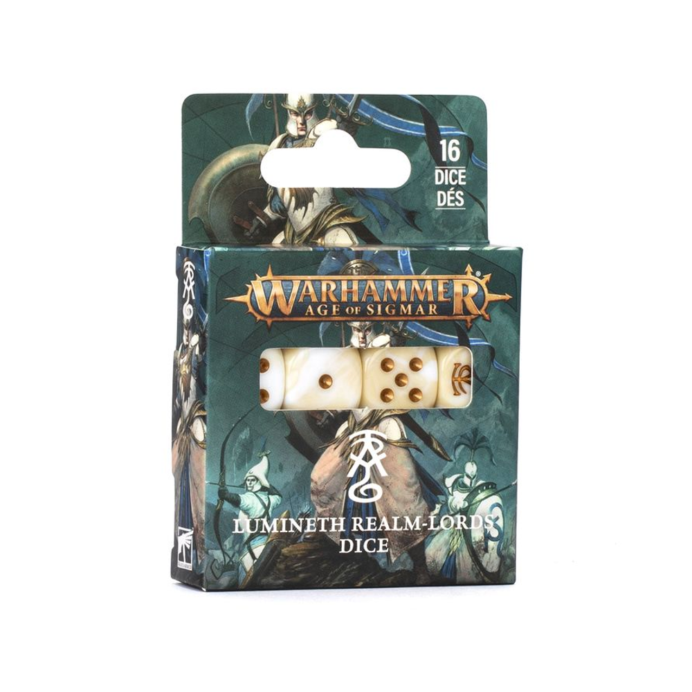 Warhammer Age of Sigmar: Dice Set - Lumineth Realmlords (16) (Preorder)