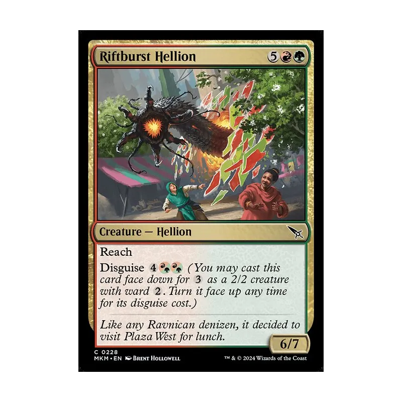 Riftburst Hellion - Murders at Karlov Manor (Near Mint)