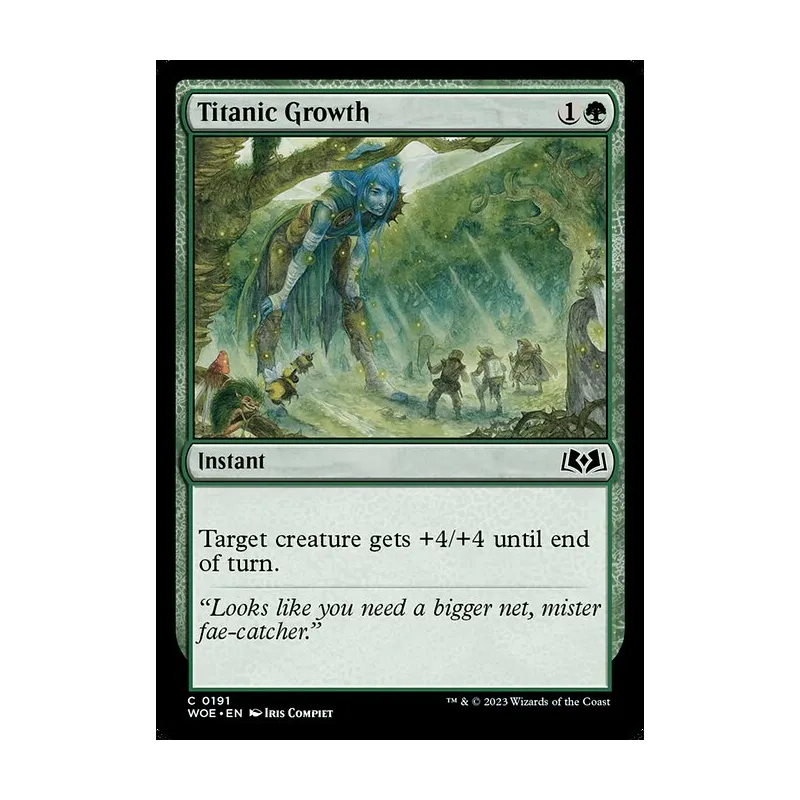 titanic mtg card Growth and lifelink. Magic: The Gathering just released