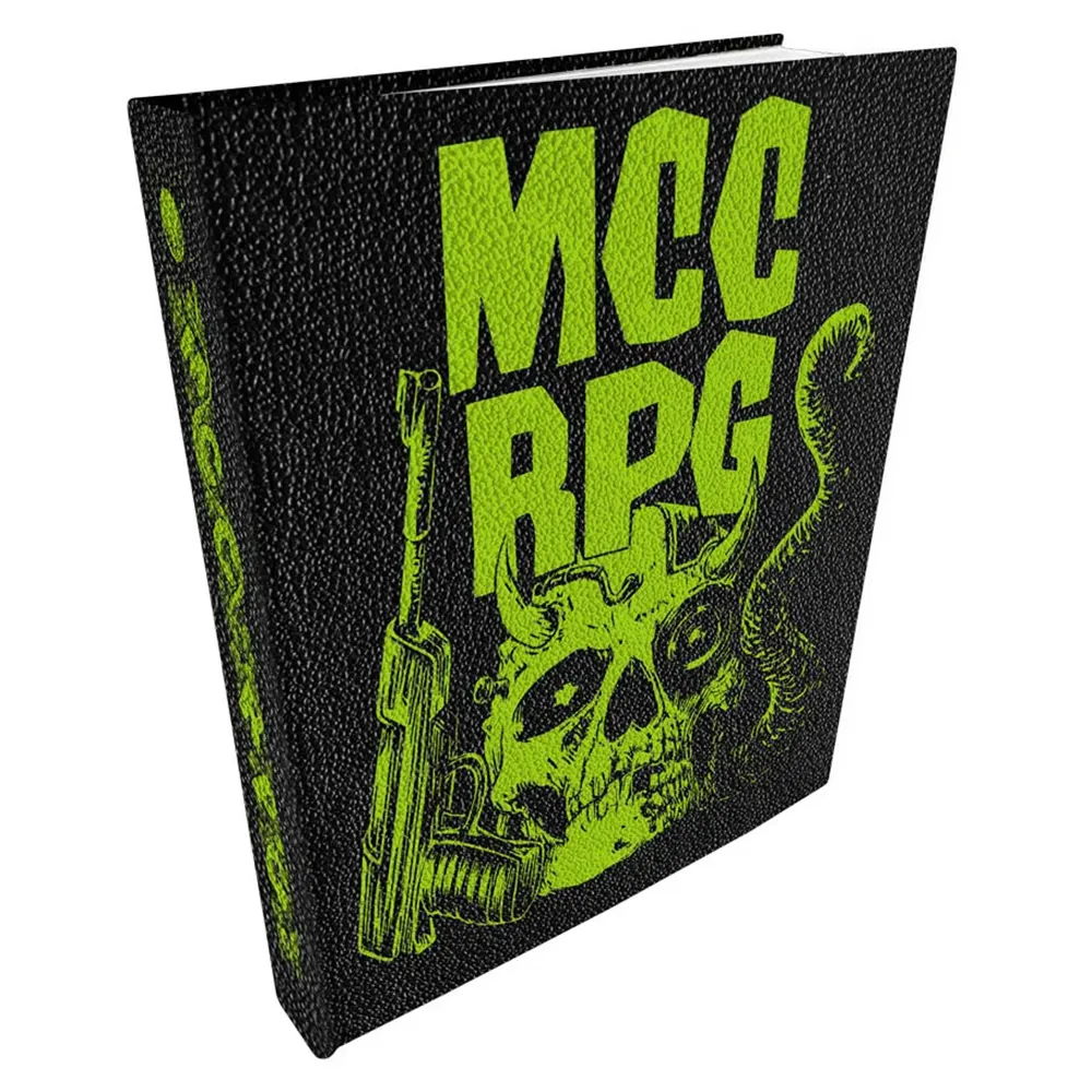 Mutant Crawl Classics RPG: Core Rulebook (Fluorescent Demon Skull Edition) (Preorder)