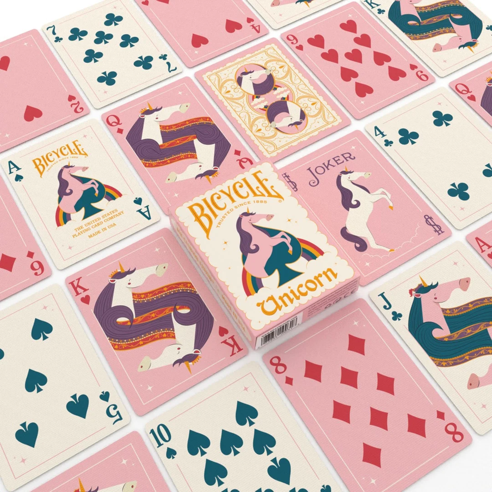 Bicycle Playing Cards: Pink Unicorn (Preorder)