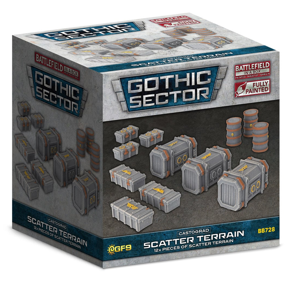 Battlefield in a Box: Gothic Sector - Castograd Scatter Terrain (Preorder)