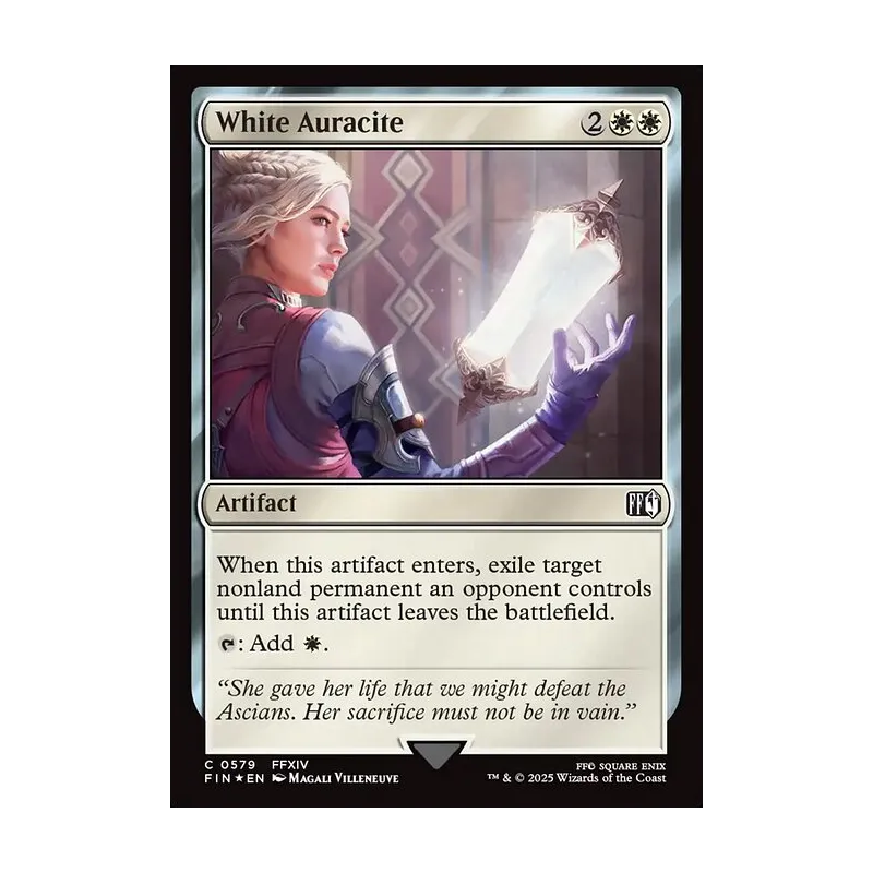White Auracite (Surge Foil) - Final Fantasy (Foil Near Mint)
