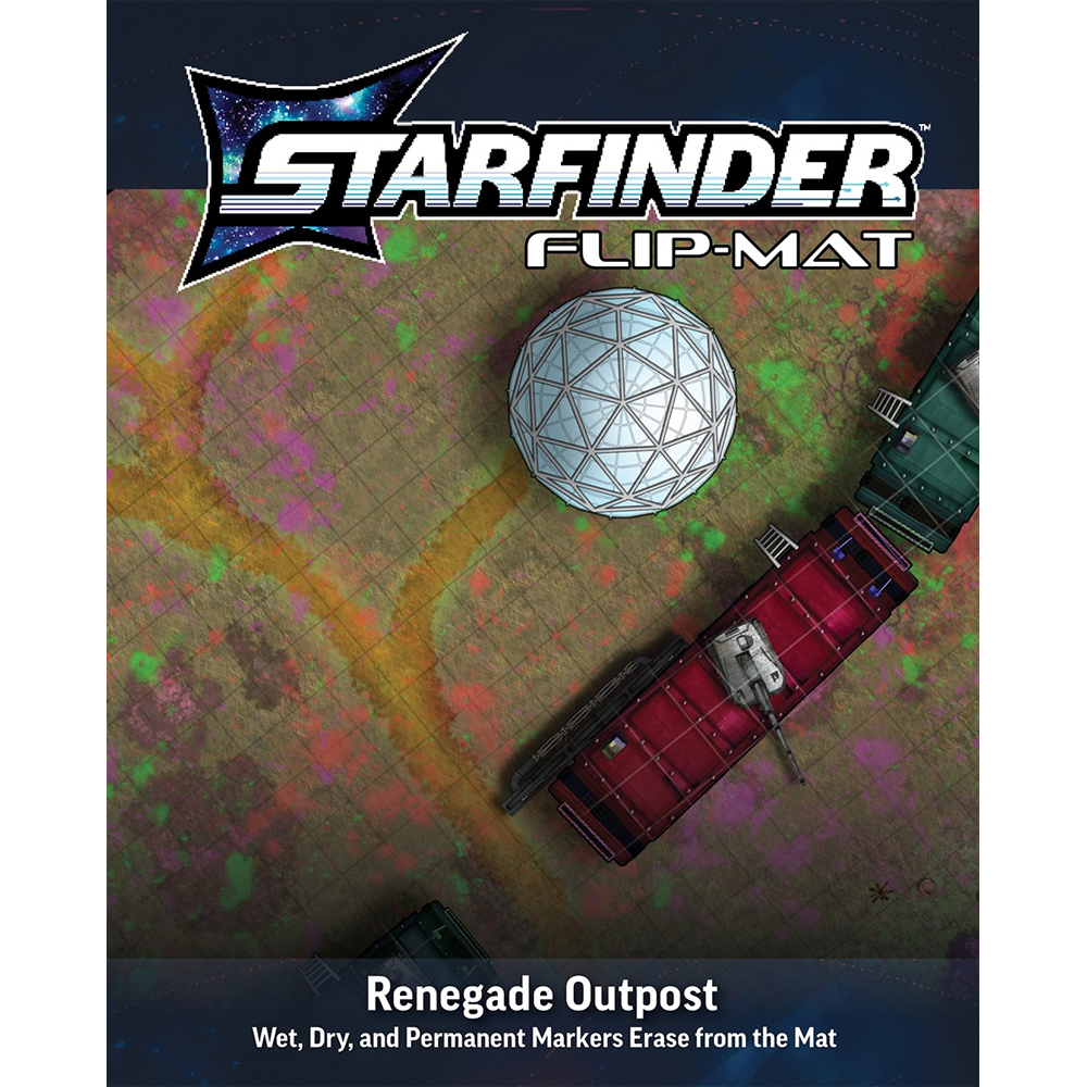 Starfinder 2E RPG: Flip-Mat - Renegade Outpost (Preorder)