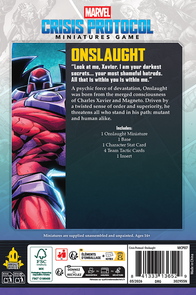 Marvel Crisis Protocol: Onslaught (Preorder)
