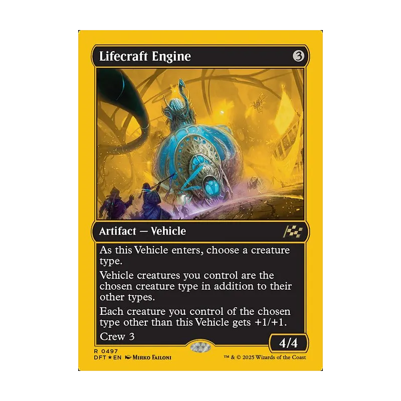 Lifecraft Engine (First-Place Foil) - Aetherdrift (Foil Near Mint)