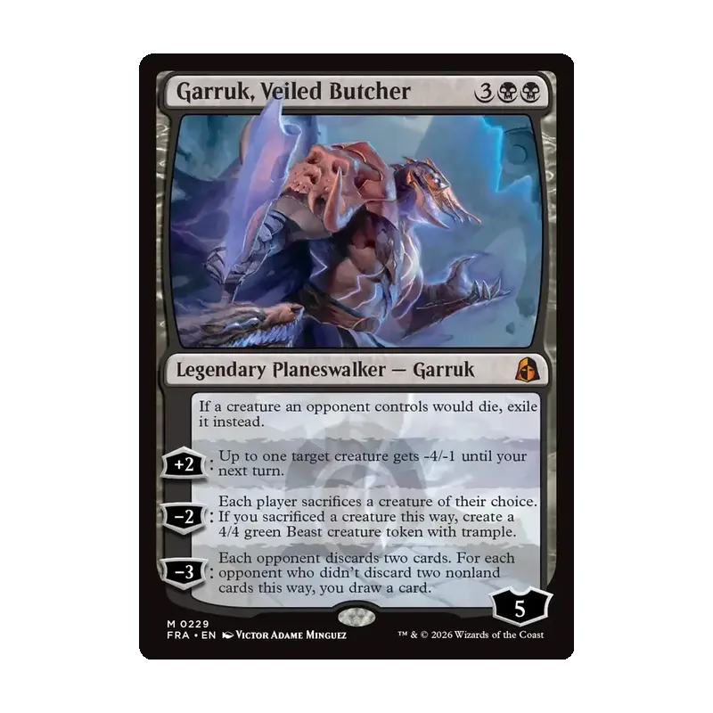 Garruk, Veiled Butcher - Reality Fracture (Near Mint)