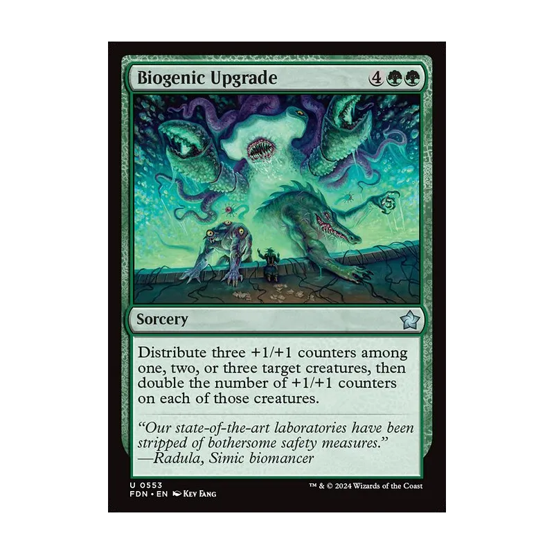 Biogenic Upgrade - Foundations (Near Mint)