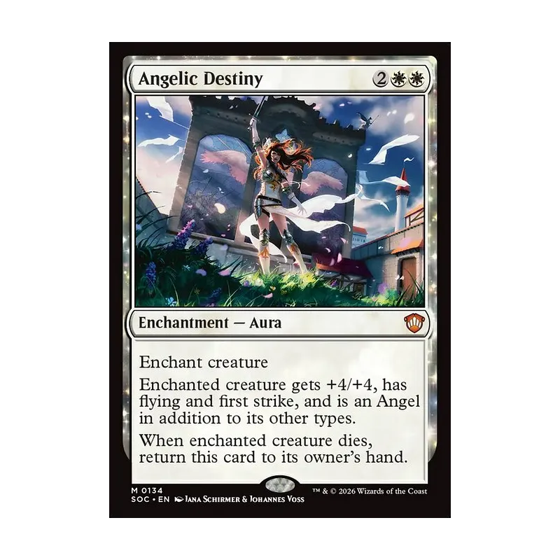 Angelic Destiny - Secrets of Strixhaven Commander (Near Mint)