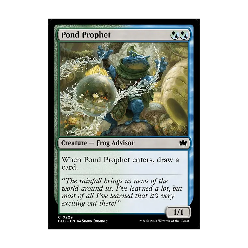 Pond Prophet - Bloomburrow (Near Mint)