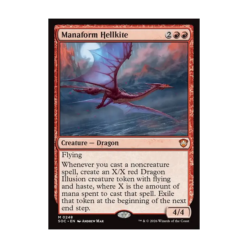 Manaform Hellkite - Secrets of Strixhaven Commander (Near Mint)