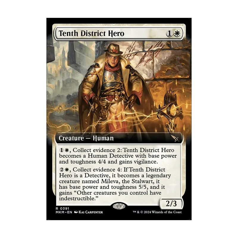 Tenth District Hero (Extended Art) - Murders at Karlov Manor (Near Mint)