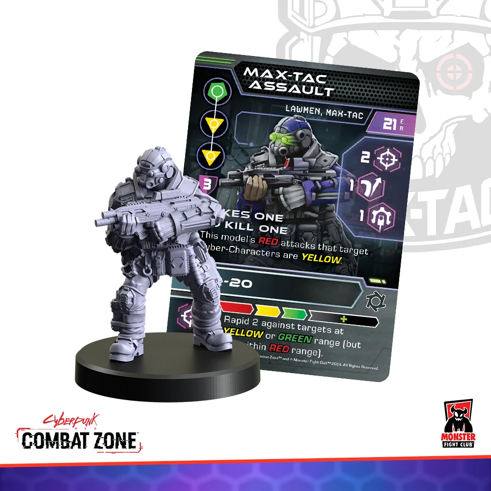 Cyberpunk Red Combat Zone: MAX-TAC Starter Gang (Preorder)