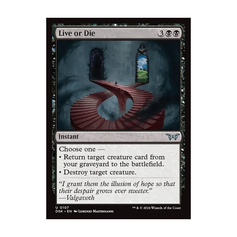 Live or Die - Duskmourn: House of Horror (Near Mint)