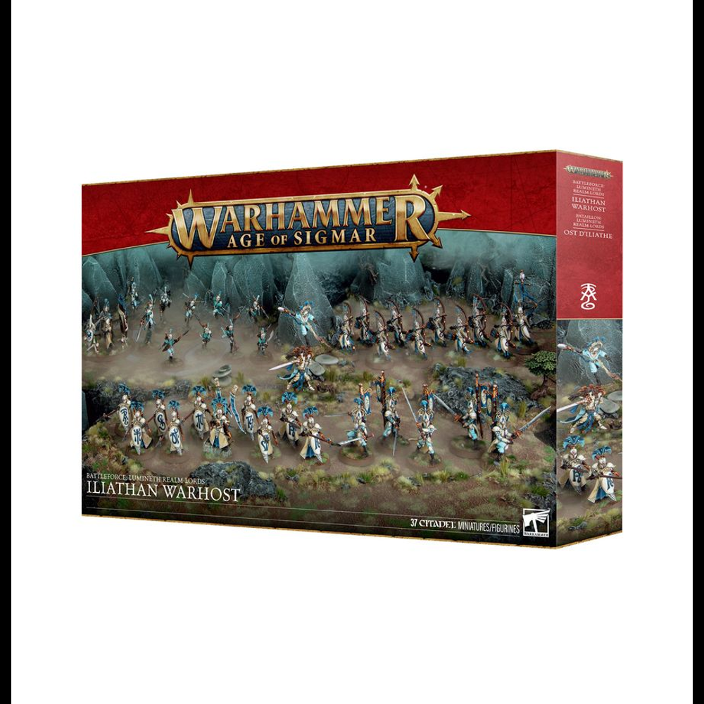 Warhammer Age of Sigmar: Lumineth Realmlords Battleforce - Iliathan Warhost (Preorder)