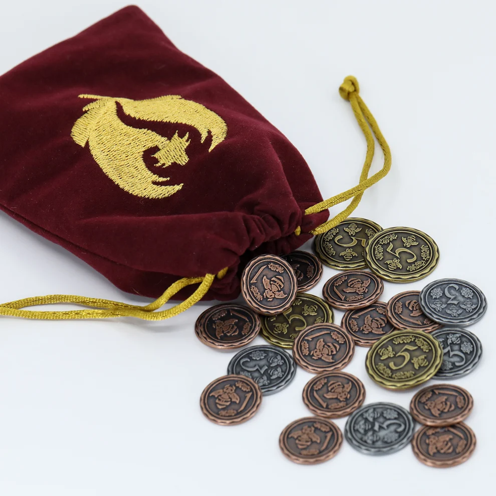 Botany: Floral Dragons - Metal Coins (Preorder)