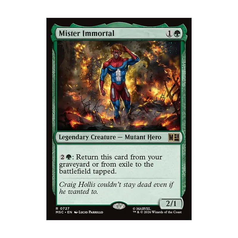 Mister Immortal - Marvel Super Heroes Commander (Near Mint)