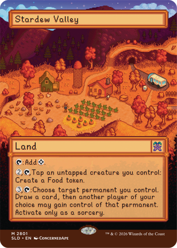 MTG: Secret Lair X Stardew Valley - Welcome to Stardew Valley (Non-Foil) (Preorder)
