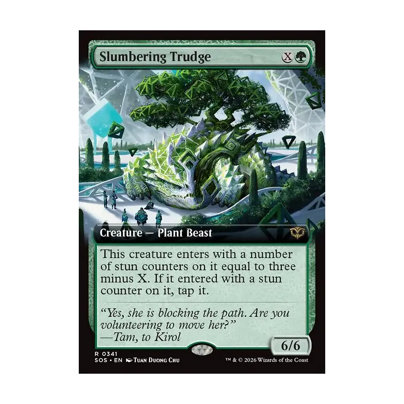 Slumbering Trudge (Extended Art) - Secrets of Strixhaven (Near Mint)