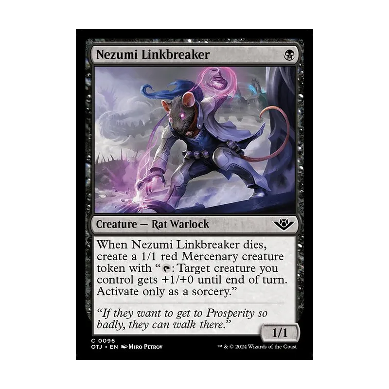 Nezumi Linkbreaker - Outlaws of Thunder Junction (Near Mint)