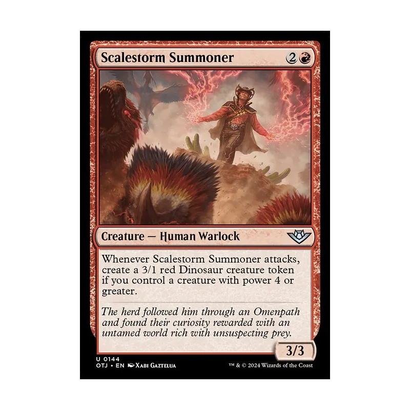 Scalestorm Summoner - Outlaws of Thunder Junction (Near Mint)