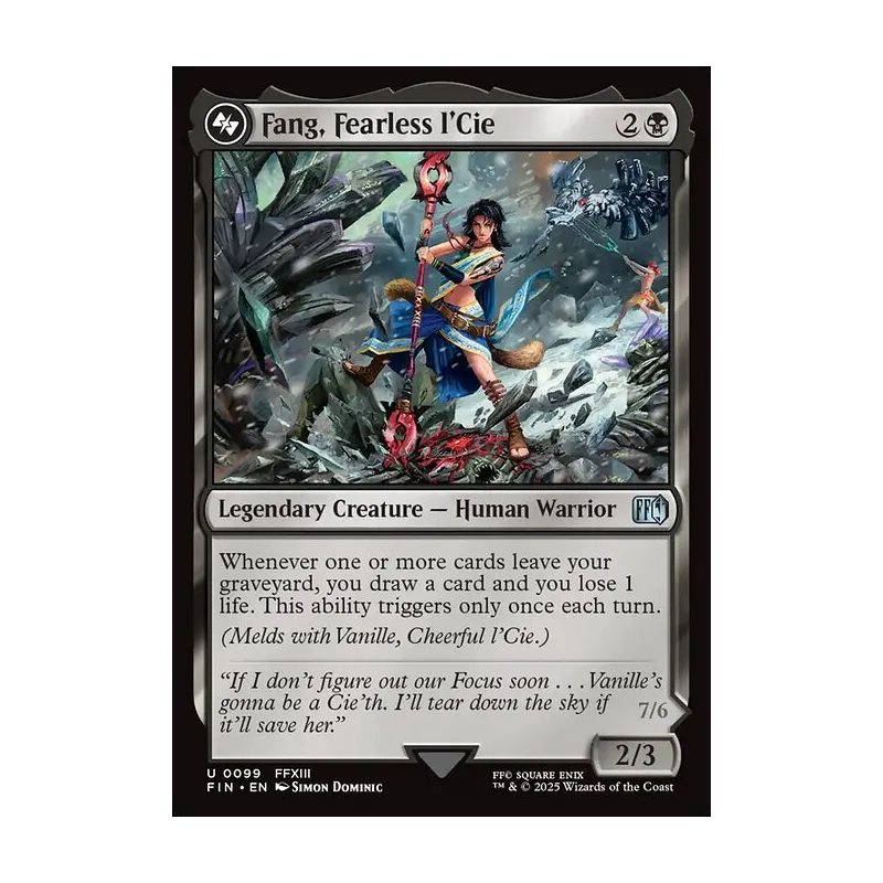 ragnarok mtg card Vanille, Cheerful l'Cie // Ragnarok, Divine Deliverance [FINAL FANTASY MTG-My Ragnarok Online cardThread -