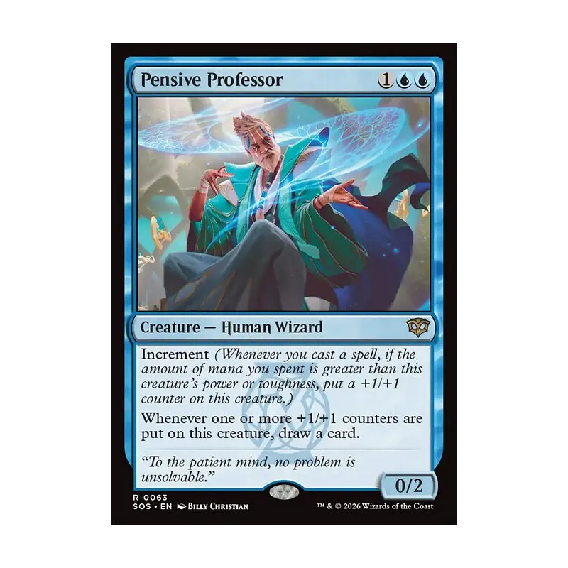 Pensive Professor - Secrets of Strixhaven (Near Mint)