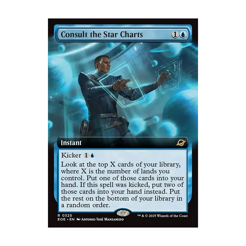 Consult the Star Charts (Extended Art) - Edge of Eternities (Near Mint)