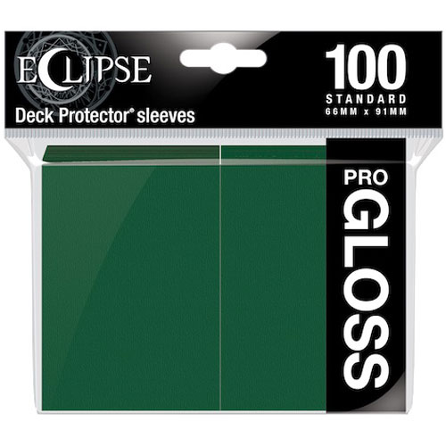 Ultra Pro Sleeves: Eclipse Gloss - Forest Green (100)
