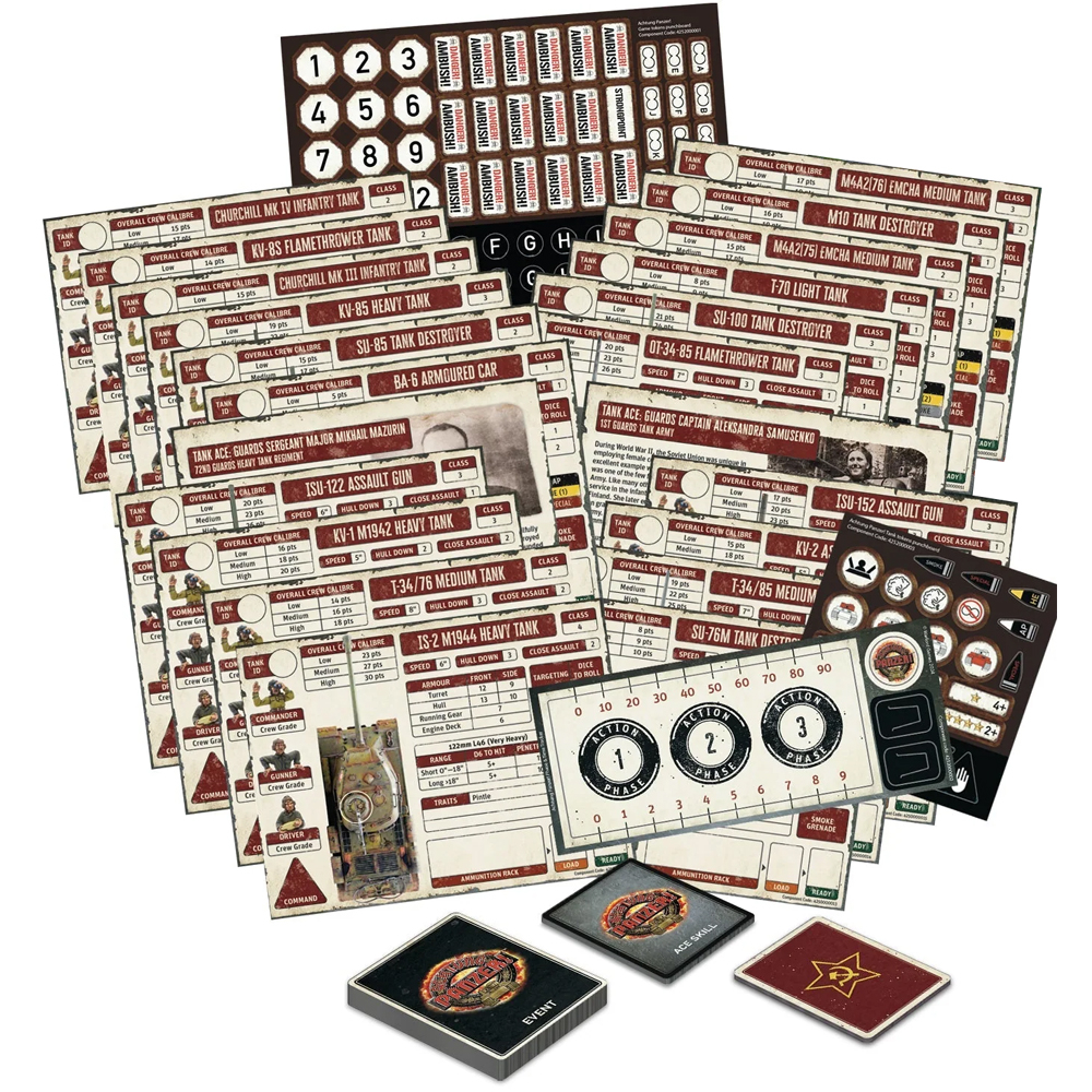 Achtung Panzer! Soviet Card Bundle (Last Chance)
