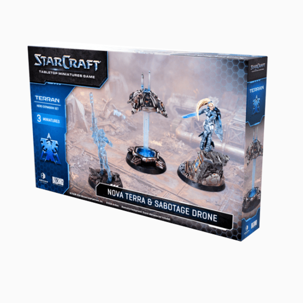 Starcraft: Terran Hero Expansion Set - Nova Terra & Sabotage Drone (Preorder)
