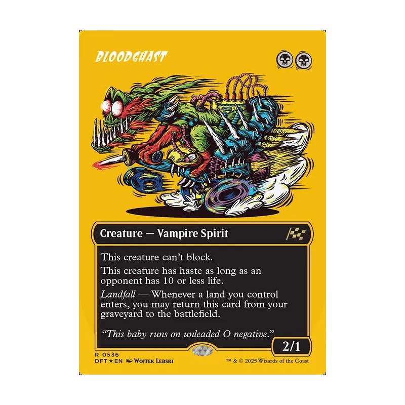 Bloodghast (Borderless) (First-Place Foil) - Aetherdrift (Foil Near Mint)