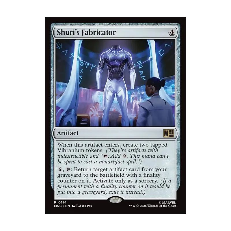 Shuri's Fabricator (Surge Foil) - Marvel Super Heroes Commander (Foil Near Mint)