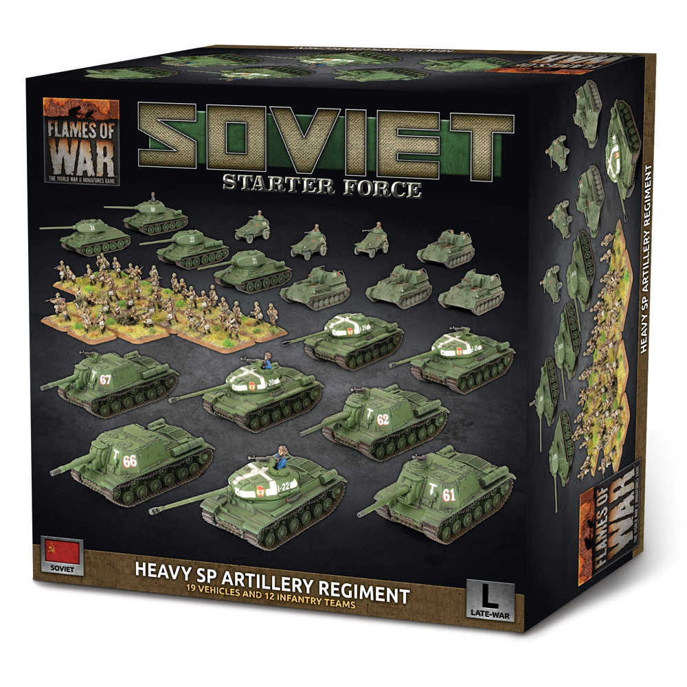 Flames of War WW2: Soviet Starter Force - Heavy SP Artillery Regiment (Preorder)