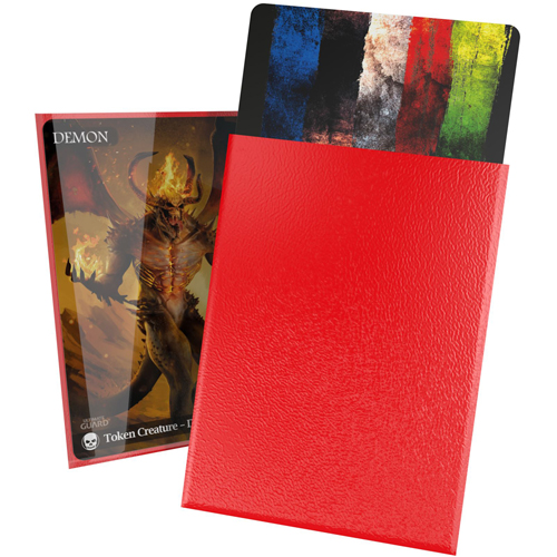 Cortex Standard Size Sleeves: Glossy Red (100)