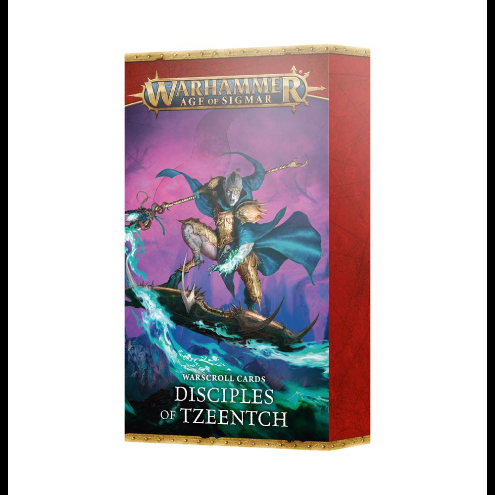 Warhammer Age of Sigmar: Warscroll Cards - Disciples of Tzeentch (Preorder)