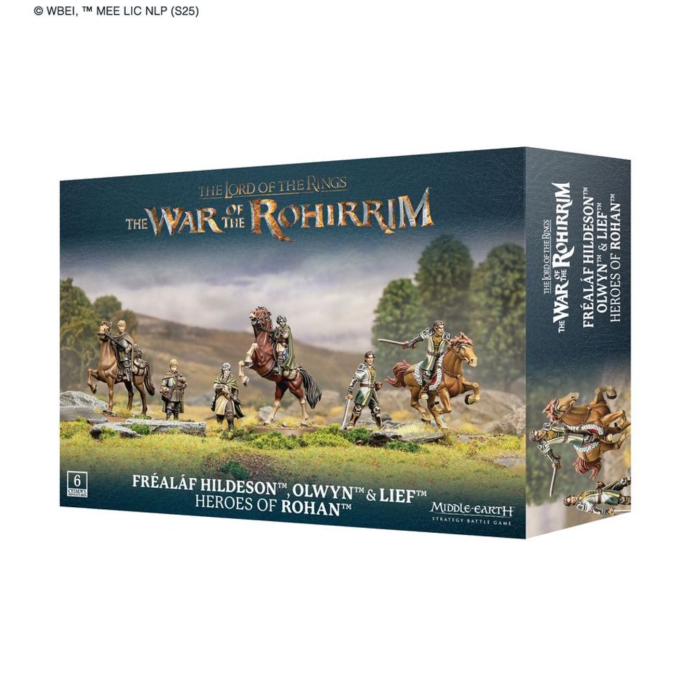 Middle-Earth SBG: Frealeaf Hildeson, Olwyn, & Lief, Heroes of Rohan (New Arrival)