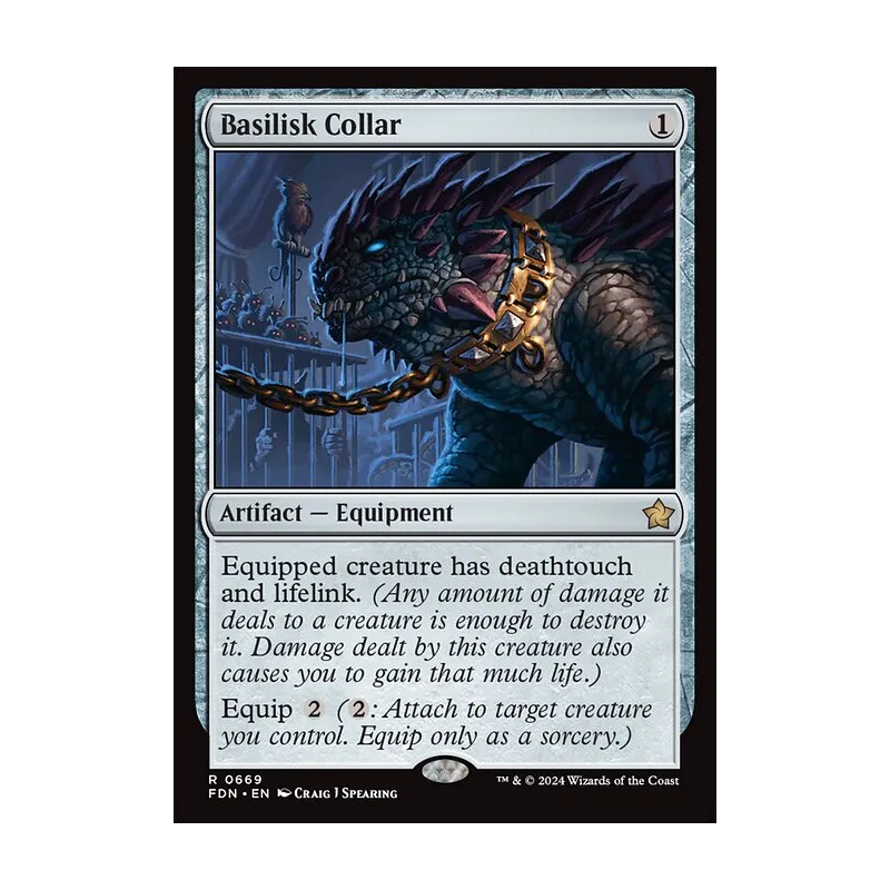 Basilisk Collar - Foundations (Near Mint)