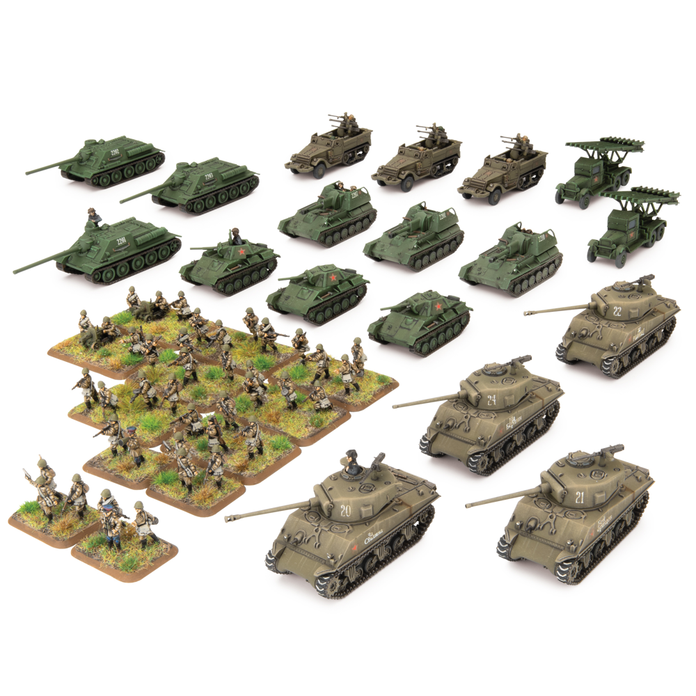 Flames of War WW2: Soviet Starter Force - M4 Sherman Forward Detachment
