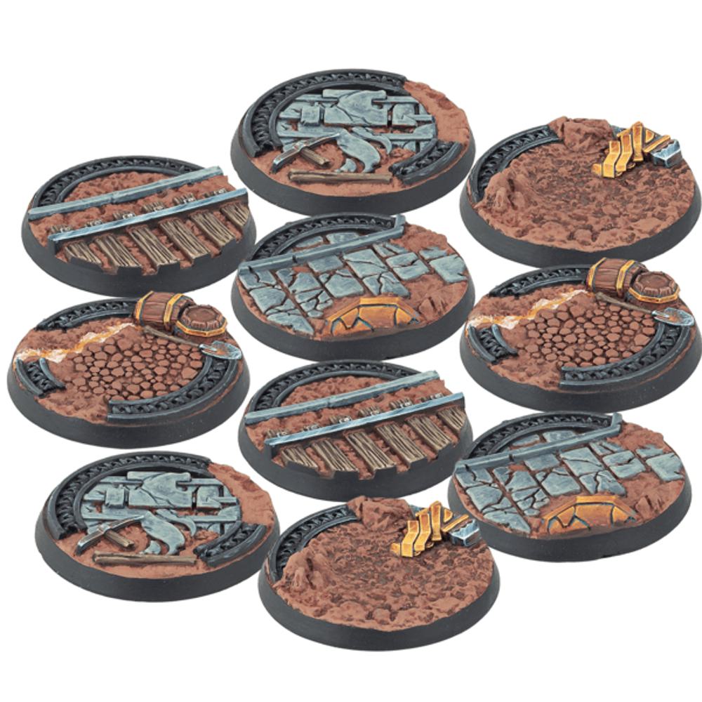 Warcrow: 30mm Mounthaven Scenery Bases, Alpha Series (10) (Preorder)