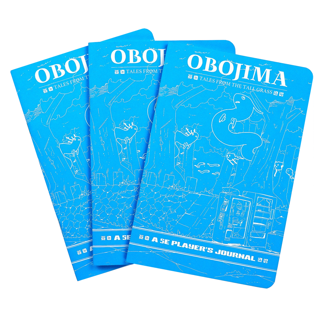 Obojima: A 5E Player's Journals - Blue (3-Pack) (Preorder)