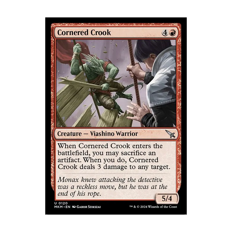 Cornered Crook - Murders at Karlov Manor (Near Mint)