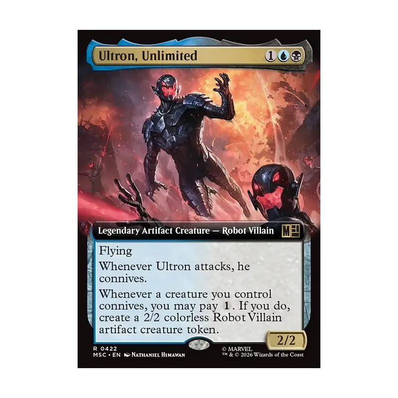 Ultron, Unlimited (Extended Art) - Marvel Super Heroes Commander (Near Mint)