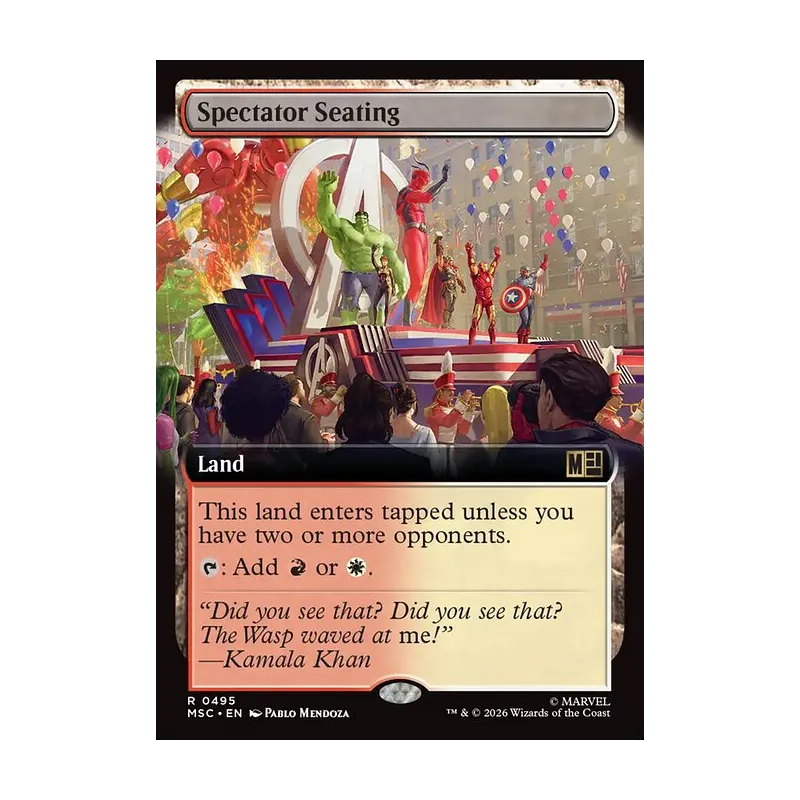 Spectator Seating (Extended Art) - Marvel Super Heroes Commander (Near Mint)