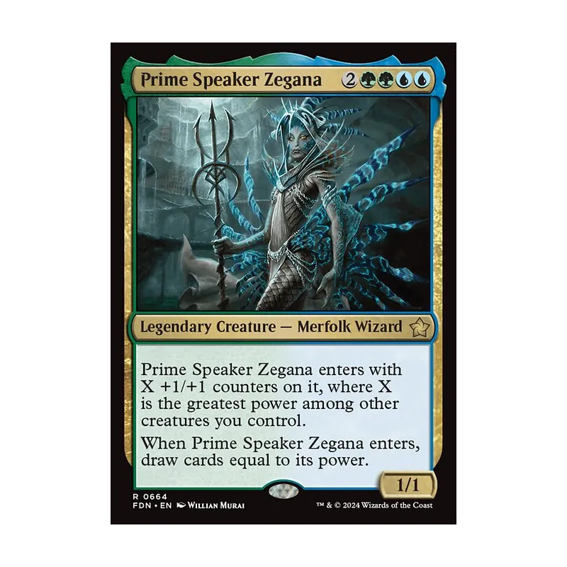 Prime Speaker Zegana - Foundations (Near Mint)